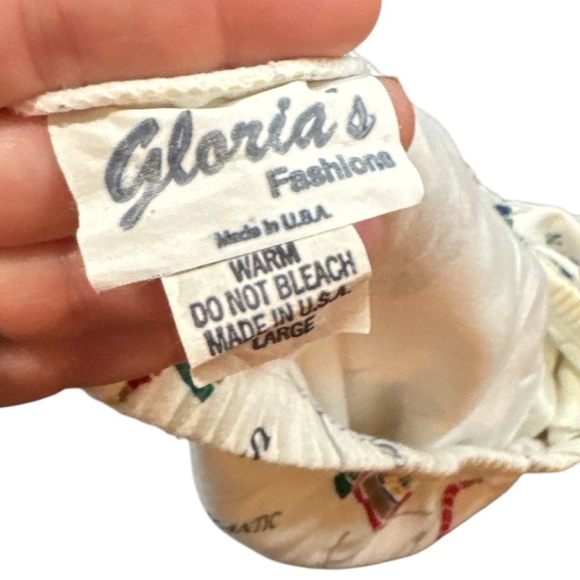 80’s White Nautical Print Jumpsuit - Picture 6 of 7